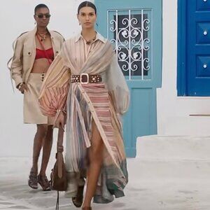 Zimmermann collared long-sleeved dress